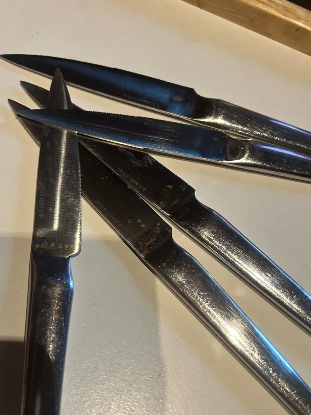 5 pc Giada De Laurentis Stainless Steel Steak Knives